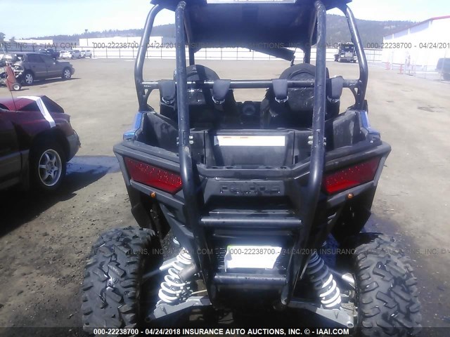 3NSVBE873GH103264 - 2016 POLARIS RZR S 900 EPS BLUE photo 6