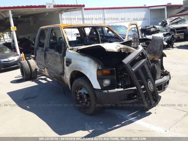 1FDWW36RX8EC87180 - 2008 FORD F350 SUPER DUTY WHITE photo 1