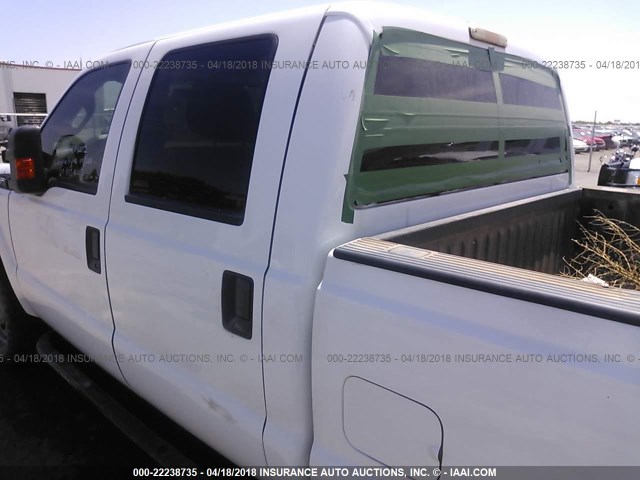 1FT7W2B66EEB26691 - 2014 FORD F250 SUPER DUTY WHITE photo 6