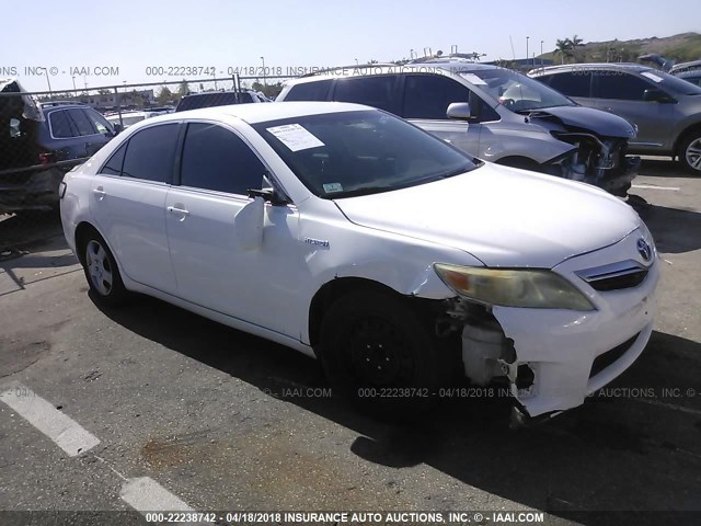 4T1BB3EK7AU114792 - 2010 TOYOTA CAMRY HYBRID WHITE photo 1