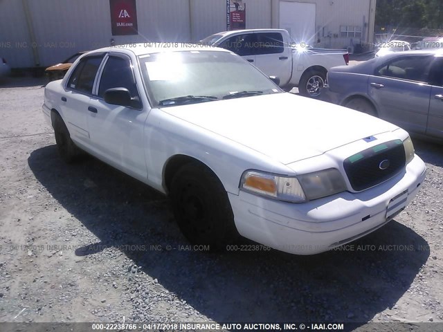 2FAFP71WX4X109824 - 2004 FORD CROWN VICTORIA POLICE INTERCEPTOR WHITE photo 1