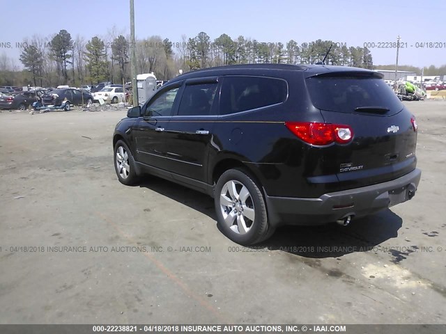 1GNER33D19S119793 - 2009 CHEVROLET TRAVERSE LTZ BLACK photo 3