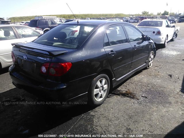 2T1BR32E26C564384 - 2006 TOYOTA COROLLA CE/LE/S BLACK photo 4