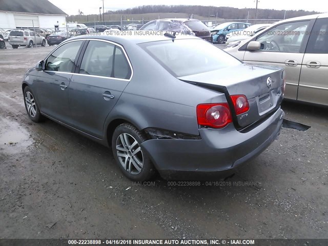 3VWDF71K55M604234 - 2005 VOLKSWAGEN NEW JETTA 2.5L OPTION PACKAGE 2 GRAY photo 3