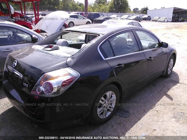 1N4AL2AP6CN494719 - 2012 NISSAN ALTIMA S BLACK photo 4