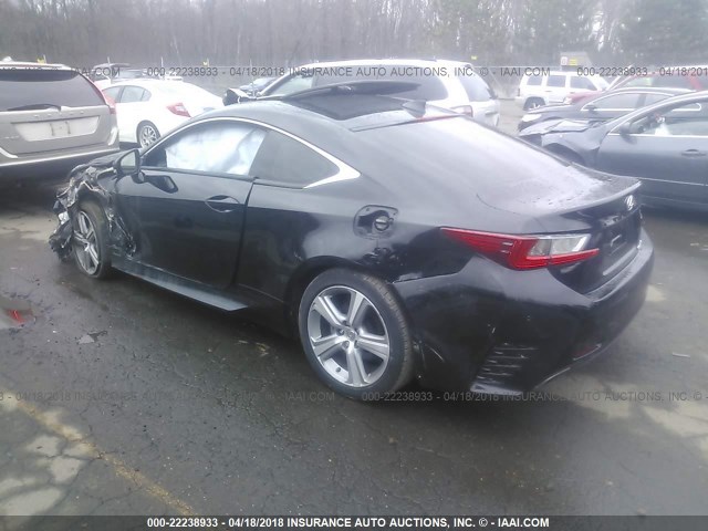 JTHSE5BC4F5004657 - 2015 LEXUS RC 350 BLACK photo 3