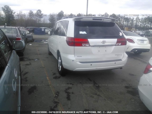 5TDBA22C44S022918 - 2004 TOYOTA SIENNA XLE/XLE LIMITED WHITE photo 3