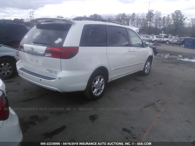 5TDBA22C44S022918 - 2004 TOYOTA SIENNA XLE/XLE LIMITED WHITE photo 4