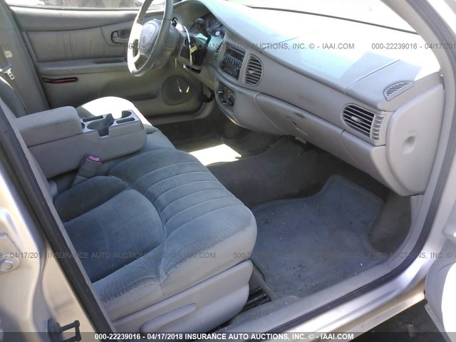 2G4WS52J241227235 - 2004 BUICK CENTURY CUSTOM SILVER photo 5