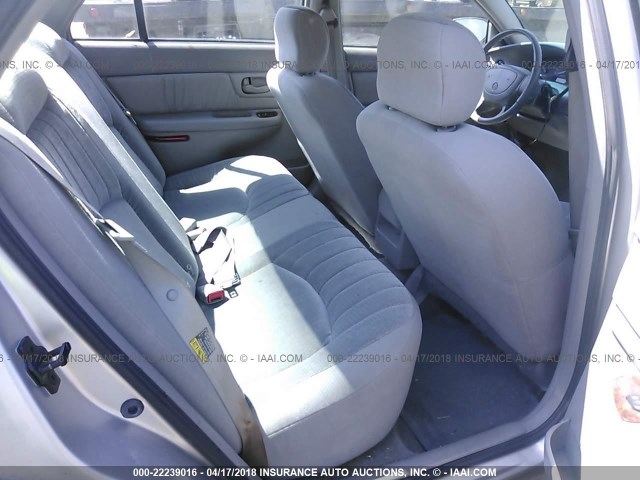 2G4WS52J241227235 - 2004 BUICK CENTURY CUSTOM SILVER photo 8