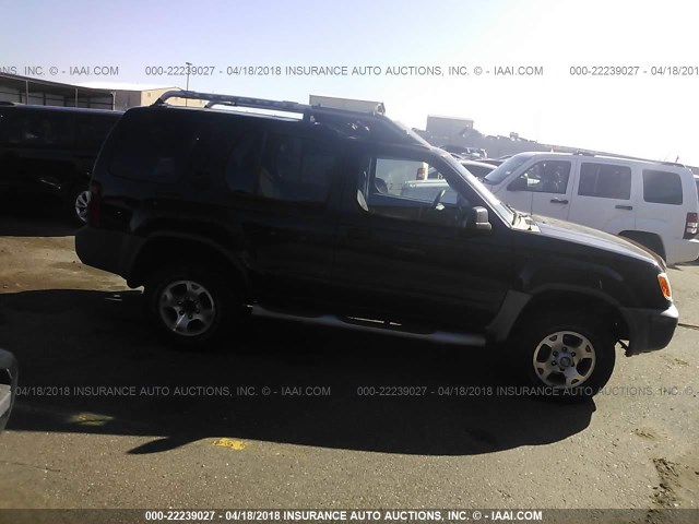 5N1ED28Y81C577533 - 2001 NISSAN XTERRA XE/SE BLACK photo 1