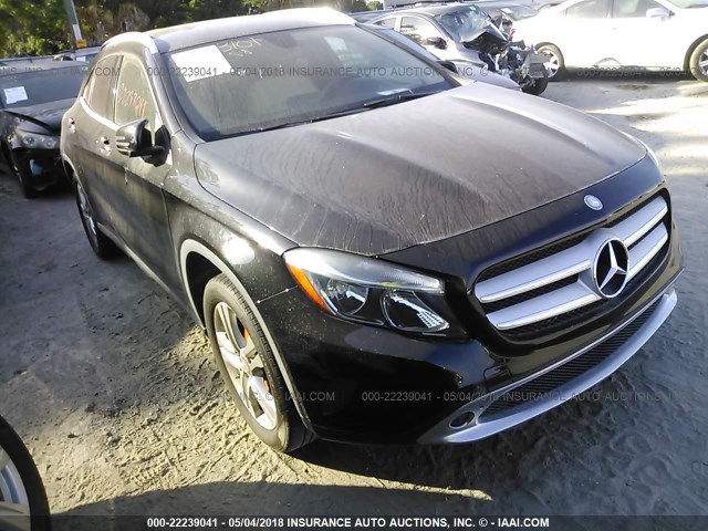 WDCTG4EB2FJ135598 - 2015 MERCEDES-BENZ GLA 250 BLACK photo 1