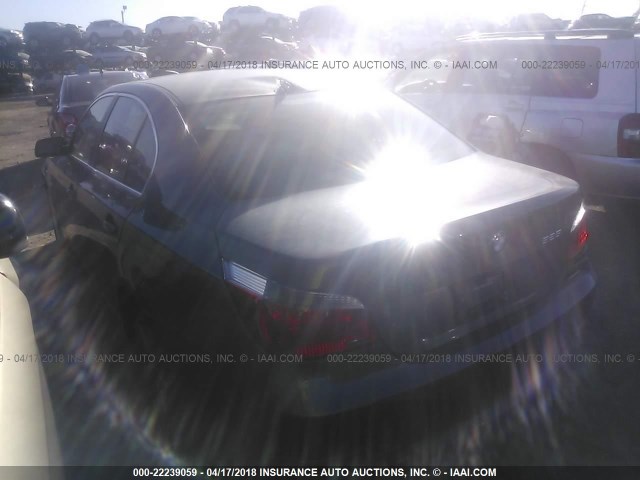 WBANF33597CW69435 - 2007 BMW 525 XI GRAY photo 3