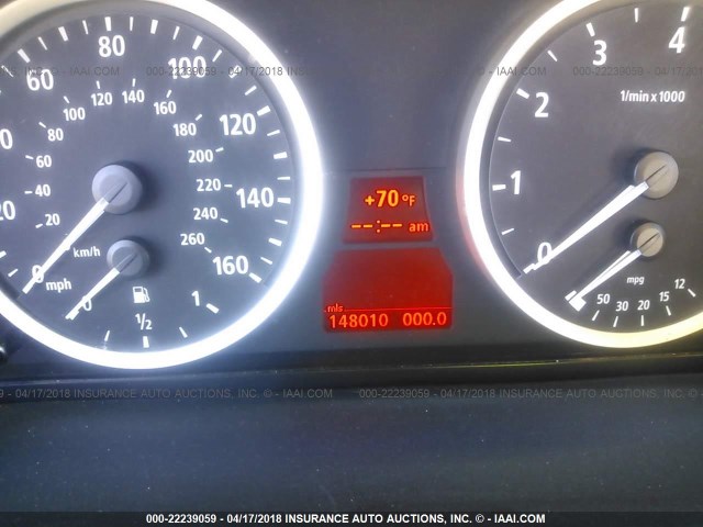 WBANF33597CW69435 - 2007 BMW 525 XI GRAY photo 7