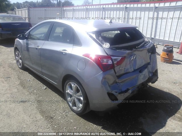 KMHD35LE6DU085742 - 2013 HYUNDAI ELANTRA GT GRAY photo 3