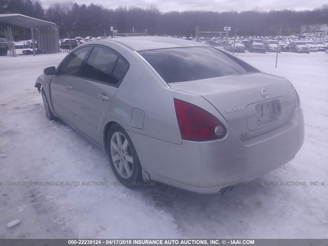 1N4BA41E56C828677 - 2006 NISSAN MAXIMA SE/SL SILVER photo 3