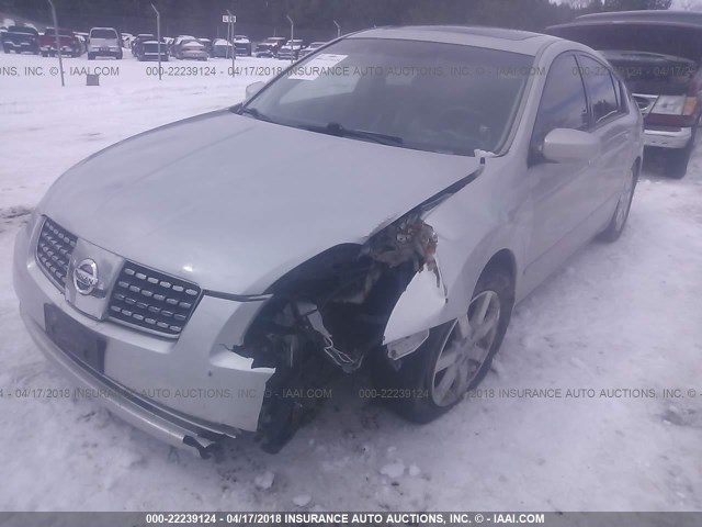 1N4BA41E56C828677 - 2006 NISSAN MAXIMA SE/SL SILVER photo 6