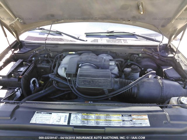 5LMFU28R91LJ31787 - 2001 LINCOLN NAVIGATOR Champagne photo 10