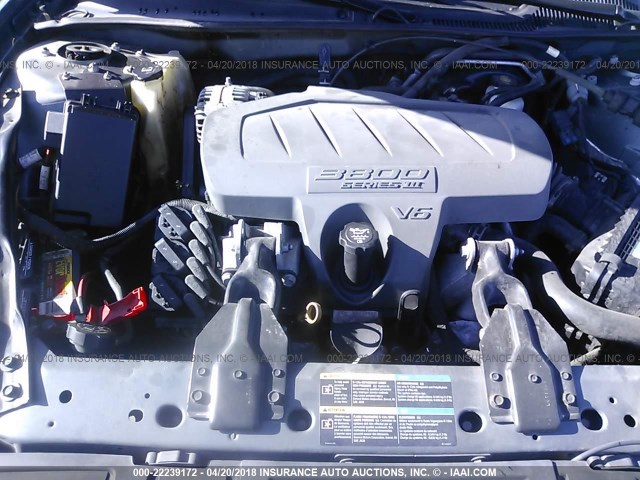 2G2WP552861274299 - 2006 PONTIAC GRAND PRIX BLUE photo 10