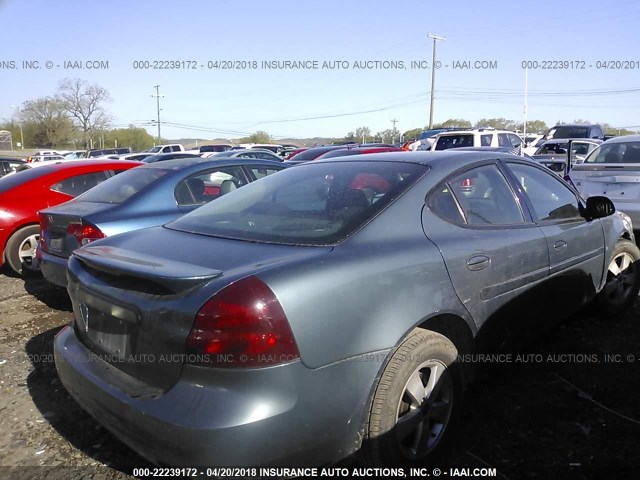 2G2WP552861274299 - 2006 PONTIAC GRAND PRIX BLUE photo 4