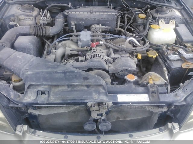 4S3BH675627645526 - 2002 SUBARU LEGACY OUTBACK AWP 深蓝色 照片 10