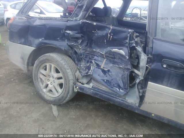 4S3BH675627645526 - 2002 SUBARU LEGACY OUTBACK AWP 深蓝色 照片 6