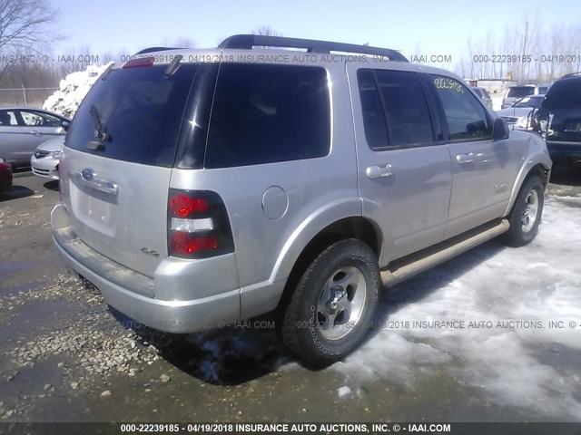 1FMEU73E28UA75339 - 2008 FORD EXPLORER XLT SILVER photo 4