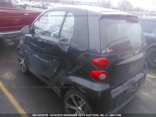 WMEEJ31X28K082864 - 2008 SMART FORTWO PURE/PASSION BEIGE photo 3