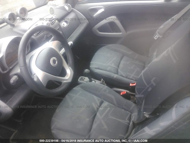 WMEEJ31X28K082864 - 2008 SMART FORTWO PURE/PASSION BEIGE photo 5