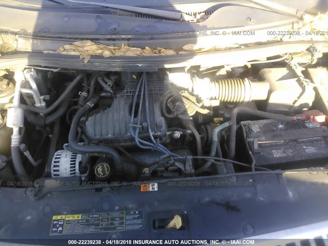 2MRDA20274BJ01632 - 2004 MERCURY MONTEREY შავი ფოტო 10