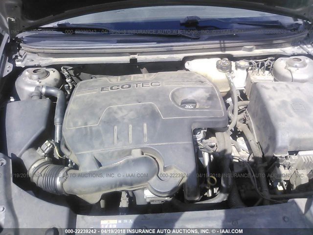 1G1ZB5E0XCF202619 - 2012 CHEVROLET MALIBU LS 灰色 照片 10