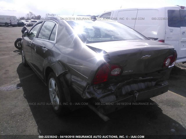 1G1ZB5E0XCF202619 - 2012 CHEVROLET MALIBU LS 灰色 照片 3