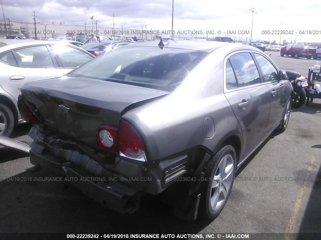 1G1ZB5E0XCF202619 - 2012 CHEVROLET MALIBU LS 灰色 照片 4