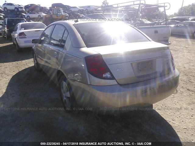 1G8AL55B27Z103357 - 2007 SATURN ION LEVEL 3 GOLD photo 3