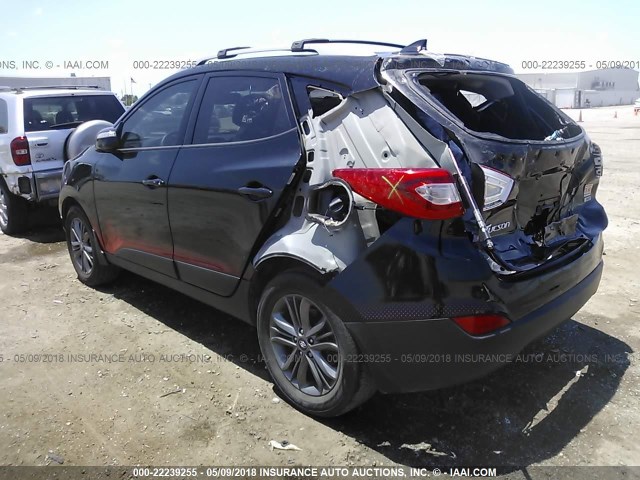 KM8JUCAG0EU937643 - 2014 HYUNDAI Tucson GLS/LIMITED/SE BLACK photo 3