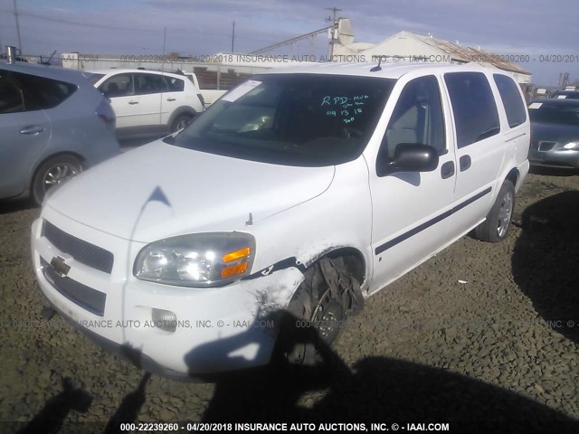 1GNDV23148D151423 - 2008 CHEVROLET UPLANDER LS WHITE photo 2