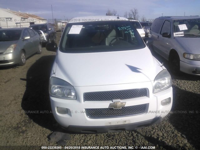 1GNDV23148D151423 - 2008 CHEVROLET UPLANDER LS WHITE photo 6