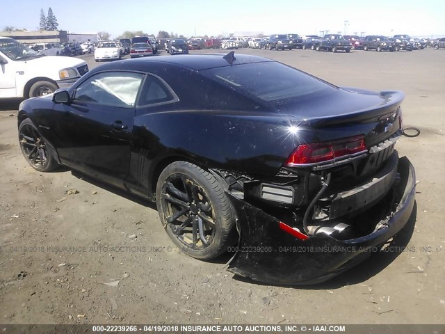 2G1FZ1EP3E9801085 - 2014 CHEVROLET CAMARO ZL1 黑色 照片 3