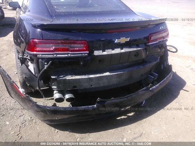 2G1FZ1EP3E9801085 - 2014 CHEVROLET CAMARO ZL1 黑色 照片 6