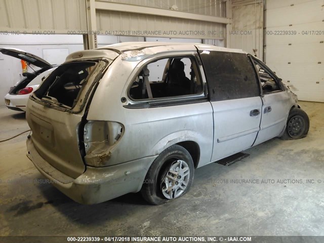 1D4GP24R97B125353 - 2007 DODGE GRAND CARAVAN SE GRAY photo 4