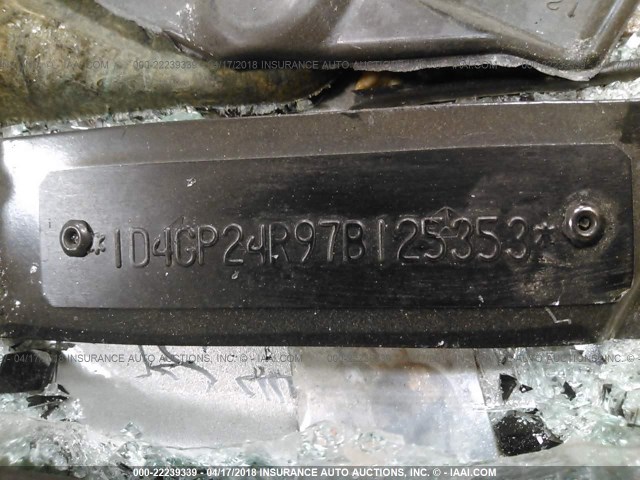 1D4GP24R97B125353 - 2007 DODGE GRAND CARAVAN SE GRAY photo 9