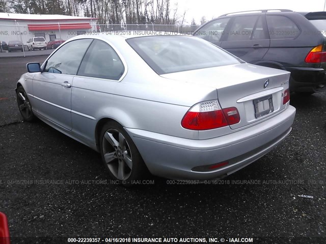 WBABD33486PL09032 - 2006 BMW 325 CI SILVER photo 3