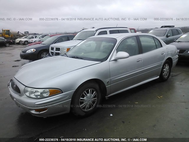 1G4HP54KX24174916 - 2002 BUICK LESABRE CUSTOM SILVER photo 2