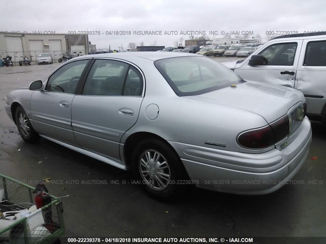 1G4HP54KX24174916 - 2002 BUICK LESABRE CUSTOM SILVER photo 3