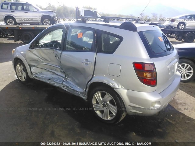 5Y2SN63L15Z480037 - 2005 PONTIAC VIBE GT SILVER photo 3