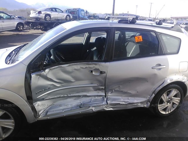 5Y2SN63L15Z480037 - 2005 PONTIAC VIBE GT SILVER photo 6