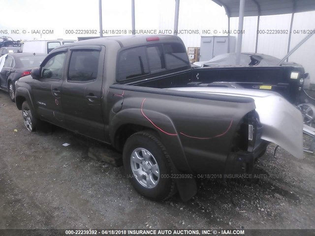 3TMJU4GN6DM150019 - 2013 TOYOTA TACOMA DOUBLE CAB PRERUNNER Pewter photo 3