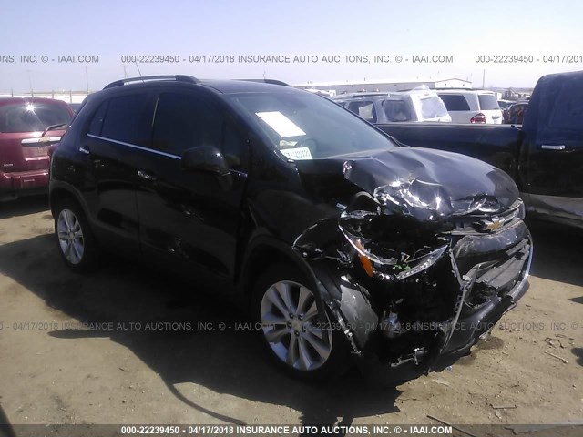 3GNCJRSB5JL214796 - 2018 CHEVROLET TRAX PREMIER BLACK photo 1