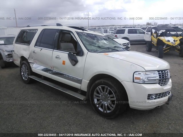 5LMFL28538LJ15269 - 2008 LINCOLN NAVIGATOR L WHITE photo 1