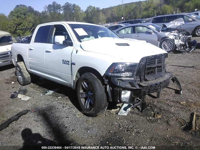 1C6RR7MT8FS586882 - 2015 RAM 1500 SPORT WHITE photo 1